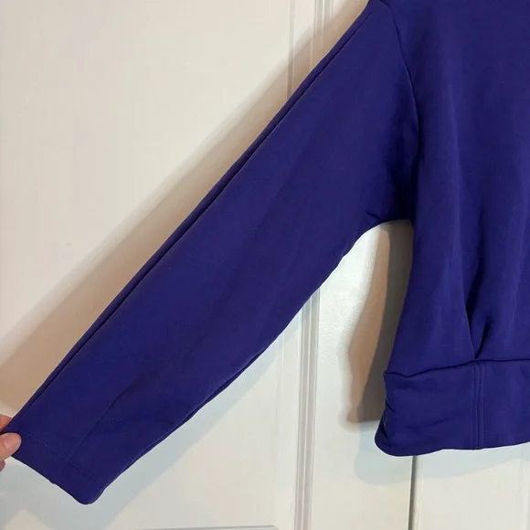 Athleta Altitude Polartec Half Zip Pullover Sweatshirt Noble Blue Purple S - Picture 6 of 13